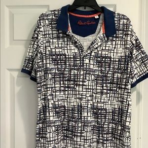 Robert Graham Men’s Print Polo size Large